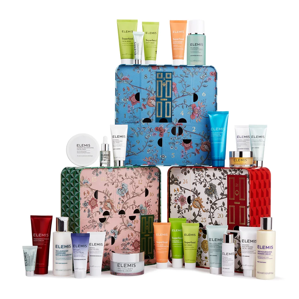 ELEMIS Icons Advent Calendar 25天聖誕倒數月曆禮盒 第 1 張圖片