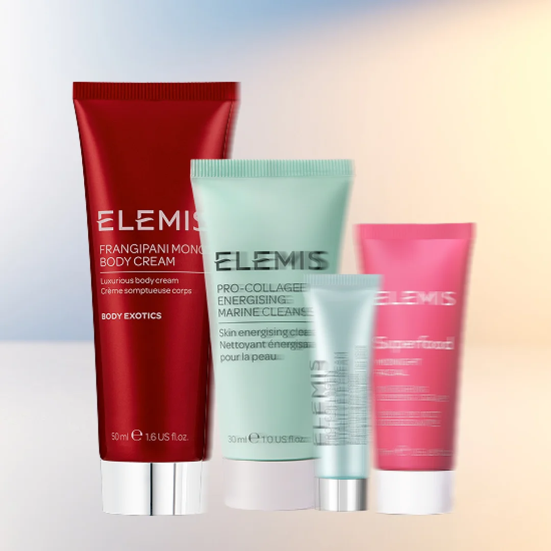 滿HK$800即送<br> 夜間護膚套裝 (價值HK$780)*<br><br> 套裝包含: <br> 大溪地雞蛋花沐浴乳50ml <br> 骨膠原海洋潔面乳30ml <br> 骨膠原再生緊緻眼霜4ml <br> 超能量午夜修護面膜15ml <br><br><br> <br> *優惠只適用於ELEMIS香港官網。<br>數量有限,送完即止,受條款及細則約束。<br>部分商品不適用。