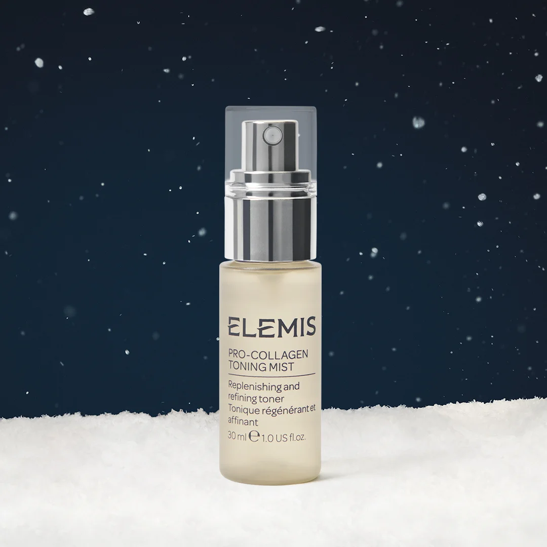 【購物即送骨膠原保濕爽膚水 30ml*】 <br><br> 購物即送ELEMIS最新骨膠原產品! <br> 骨膠原保濕爽膚水 30ml <br> 有助肌膚即時補濕、煥活與修護,提升整體護膚功效。 <br> <br> <br> *優惠只適用於ELEMIS香港官網。<br>數量有限,送完即止,受條款及細則約束。<br>部分商品不適用。